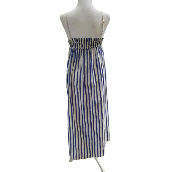 Madewell Blue and White Maxi Dress Size M - Picture 3 of 6